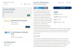 MarketingHire Director of Marketing Jb Post Screenshot